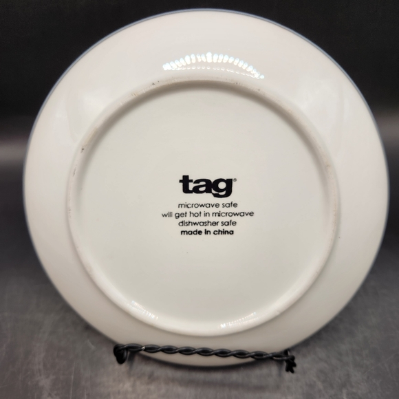 tag Halloween Witch/Cauldron/Bats Small Dessert/Appetizer Plates Set of 4 - Picture 6 of 6